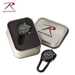 手錶型登山扣 (LED照明) (黑色)